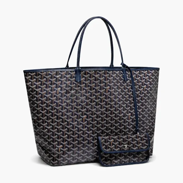 Goyard Saint Louis Tote GM Navy Blue