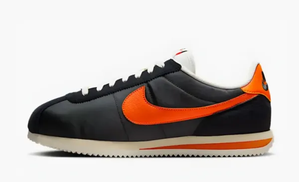 Nike Cortez TXT Black Safety Orange