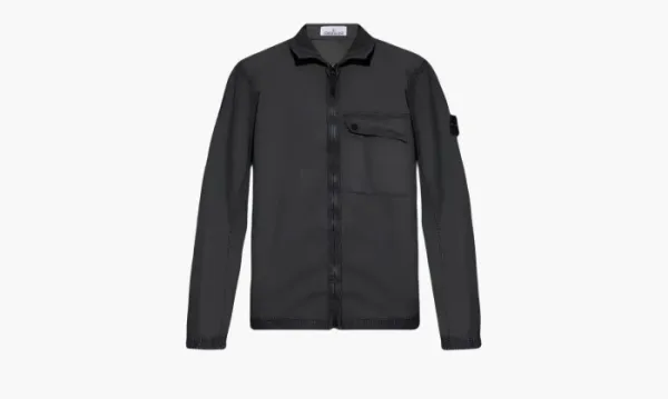 Stone Island Zipped Jacket Black