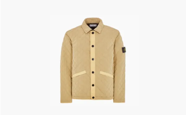 Stone Island Lightweight Quilted Jacket Beige
