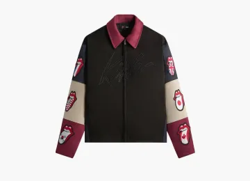 Kith x The Rolling Stones Microsuede Owen Jacket Black