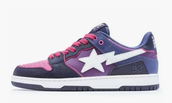 A Bathing Ape BAPE SK8 Sta Purple White
