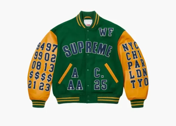 Supreme Praises Varsity Jacket Green