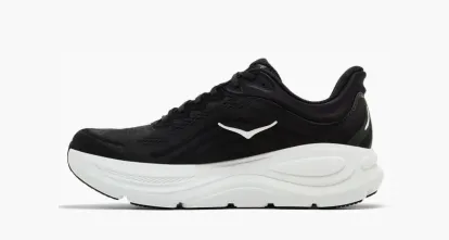 Hoka Bondi 9 2E Wide Black White