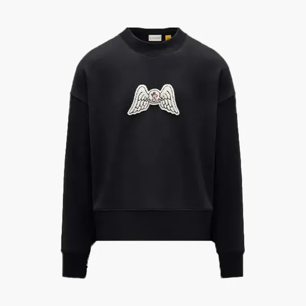 Moncler x Palm Angels Wings Sweatshirt Black