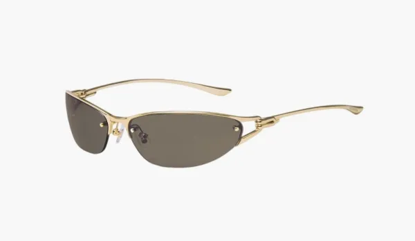 Gentle Monster Futura 03 Sunglasses Gold / Brown