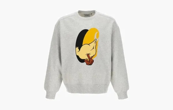 Carhartt WIP Graphic Print Sweatshirt Grey