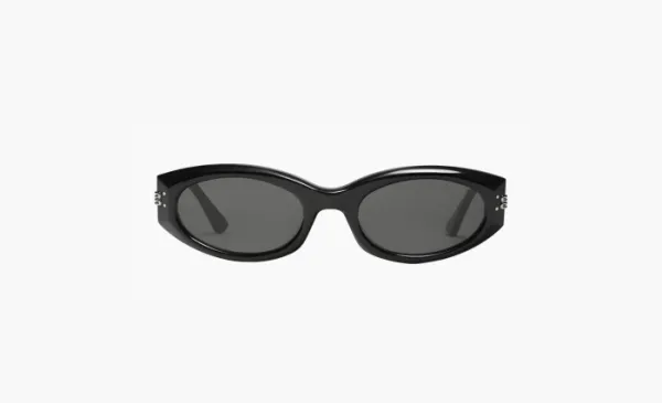 Gentle Monster Plastic Frame Irregular Shape Sunglasses Unisex Black