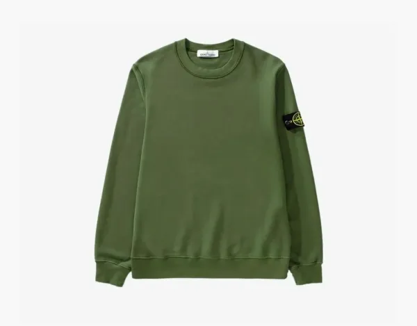 Stone Island Garment Dyed Classic Sweatshirt Olive
