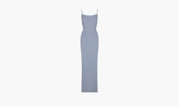 SKIMS Soft Lounge Long Slip Dress Cyan