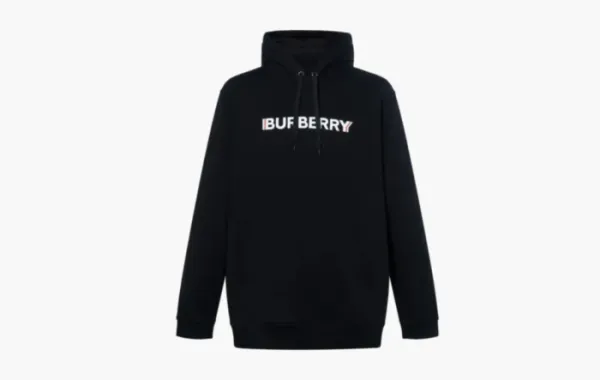 Burberry Logo Hoodie Black