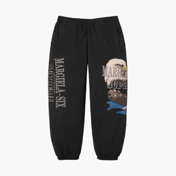 Supreme x MM6 Maison Margiela Eagle Sweatpants Black