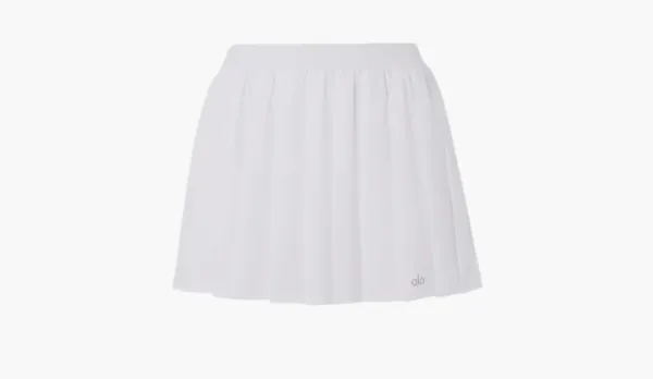 Alo Yoga Varsity Tennis Skirt White