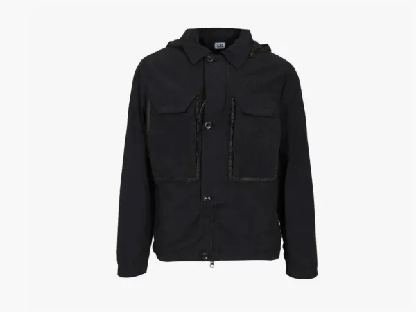 C.P. Company Flatt Nylon Jacket Black