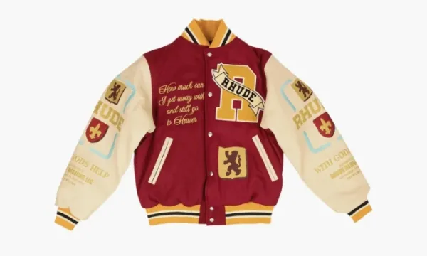 RHUDE Le Valley Varsity Jacket Multicolor