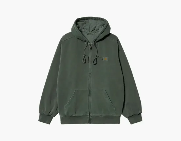 Carhartt WIP Hooded Zip Sweatshirt Green