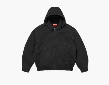 Supreme Hooded Utility Jacket Black