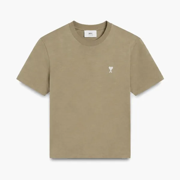 AMI PARIS Classic Fit Ami De Coeur Organic Cotton Jersey T-Shirt