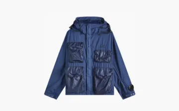 C.P. Company Multi Pocket Goggle Jacket Blue