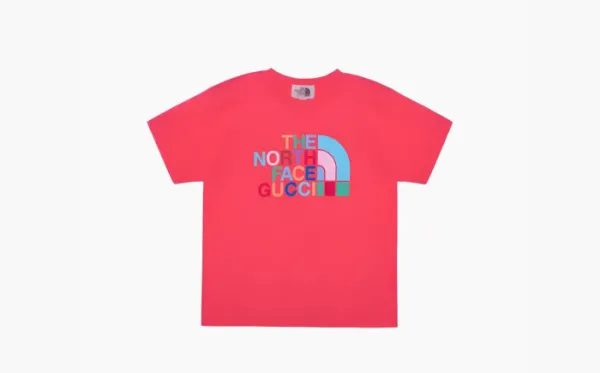 Gucci x The North Face T-shirt Red Multi