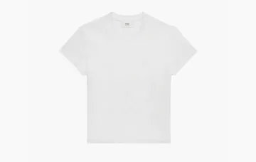 Ami Paris ​ADC Logo-Embroidered T-Shirt White