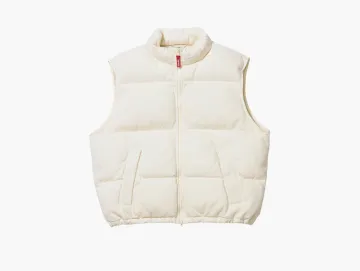 Supreme x Nike Denim Puffer Vest Natural