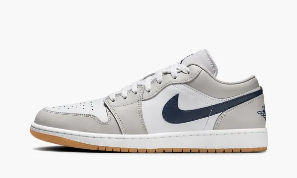 Air Jordan 1 Low Midnight Navy Neutral Grey