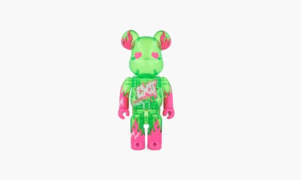 Bearbrick Exit 400% Green