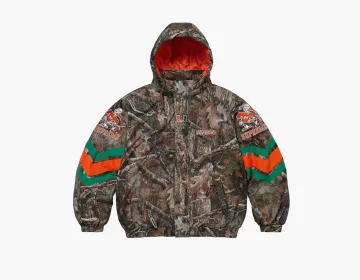 Supreme x Mitchell & Ness NCAA Hooded Stadium Jacket TrueTimber/Kanati Camo