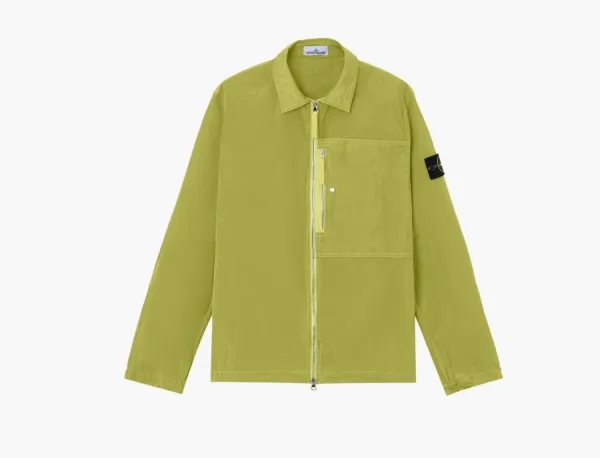Stone Island Nylon Metal Econyl Overshirt Green