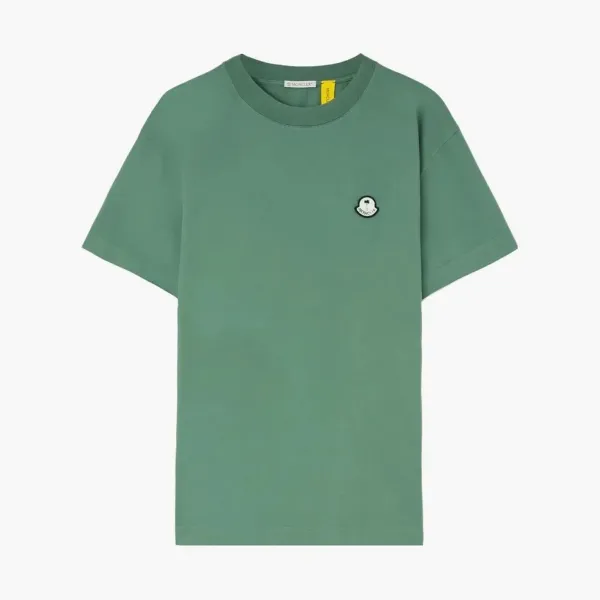 Moncler x Palm Angels Logo Patch T-Shirt Green