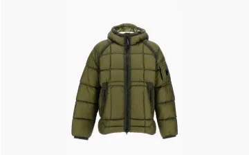 C.P. Company Gewatteerde Jas Medium In Dd-Shell Groen Green