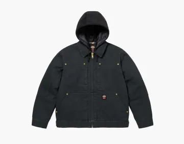 Supreme x Dickies Hooded Work Jacket Black