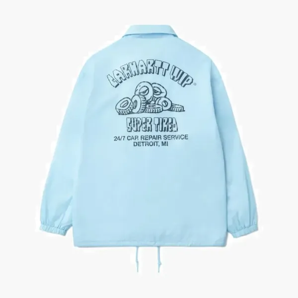 Carhartt WIP Super Repair Coach Jacket Light Blue
