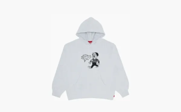 Supreme x Homerun Hooded Sweatshirt Ash Grey