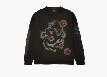 Travis Scott Cactus Jack Delresto Thermal Longsleeve Black