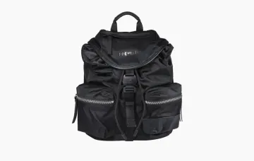 Premiata Casual Versatile Textile Backpack Black 