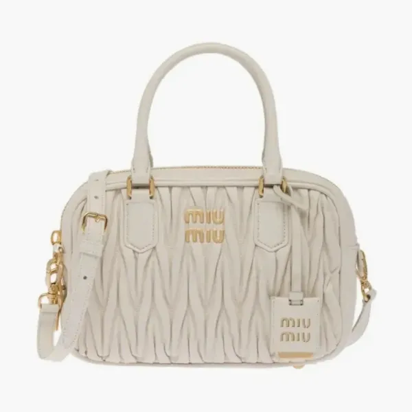 MIU MIU Arcadie Series Shoulder Bags White