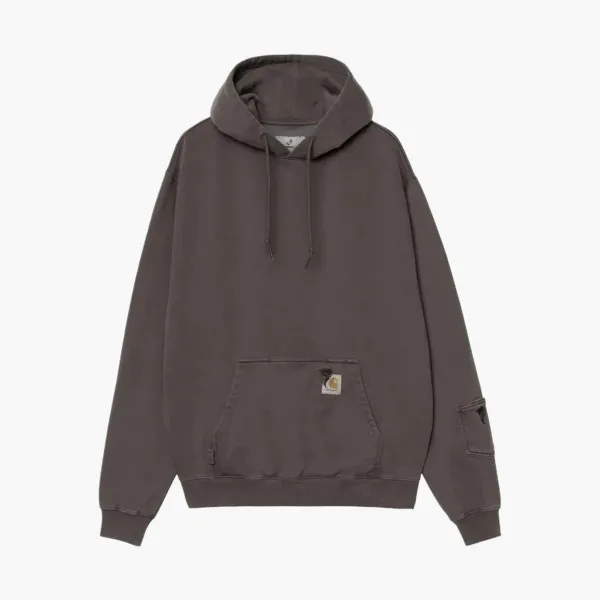 Carhartt WIP x Invincible Pigment Dyed Hoodie Brown