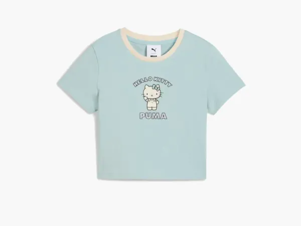 Puma x Hello Kitty and Friends Graphic Baby Tee Women Modern Mint
