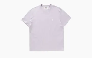 Ami Paris ​ADC Logo-Embroidered T-Shirt Purple