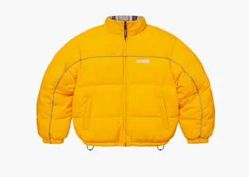 Supreme Reversible Puffer Jacket Yellow