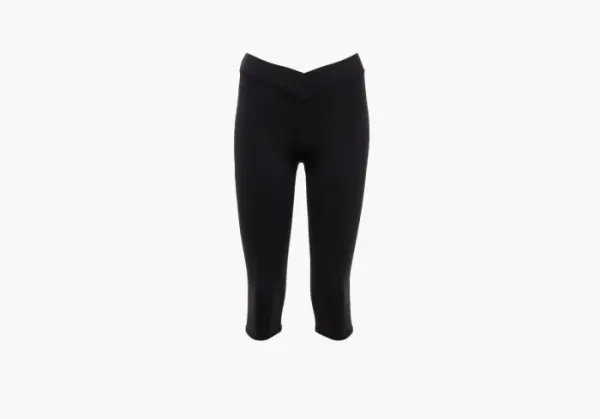 Alo Yoga Airbrush V-Cut Define Capri Black