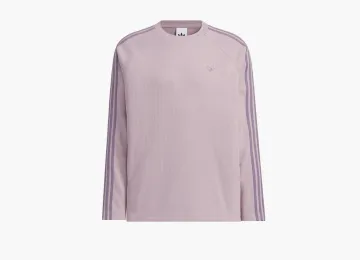 Adidas Originals SYM Waffle Knit Long Sleeve Pink