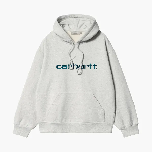 Carhartt WIP Hooded Carhartt Sweatshirt Grey Heather
