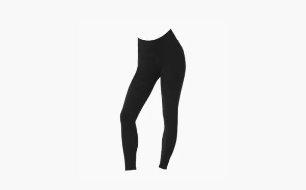 Alo Yoga Seamless Winter Warm Plush High-Waist 7/8 Legging Black