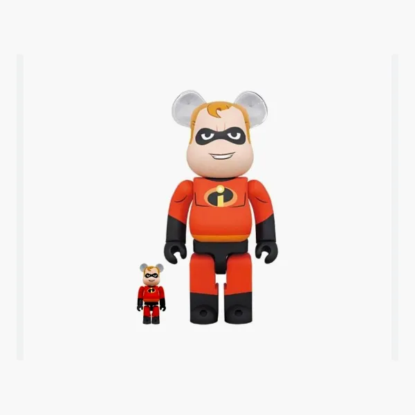 BE@RBRICK x Disney Pixar Mr. Incredible (100% & 400%)