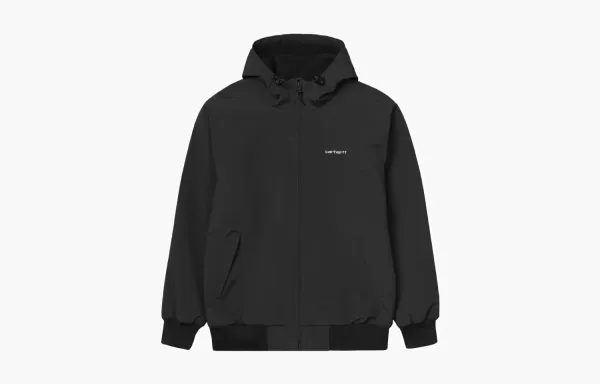 Carhartt WIP FW22 Hooded Sail Jacket - Black Logo