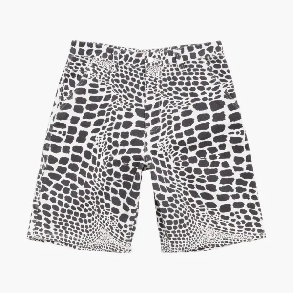 Stussy Canvas Work Shorts Safari