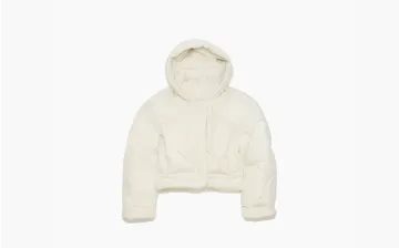 Acne Studios Jacket Hooded Puffer Svart White